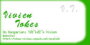 vivien tokes business card